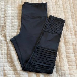 Zyia black moto leggings